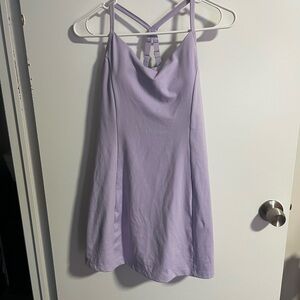 Victoria's Secret Lavender Racerback Mini Dress with built in shorts with pocket